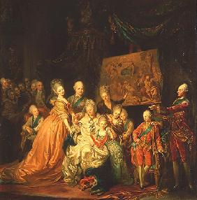 Maria Antonia v.Sachsen u.Kinder 1772