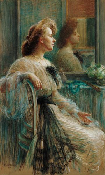 Dame vor dem Spiegel 1904