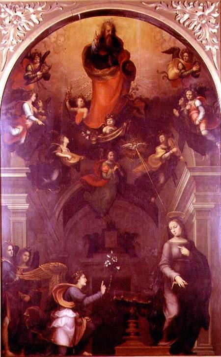 The Annunciation von Mariotto di Bigio Albertinelli