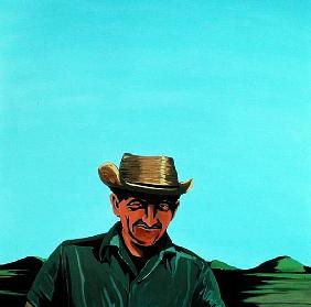 Cuban Portrait #3, 1996 (acrylic on canvas) 