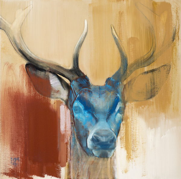 Mask (young stag) von Mark  Adlington