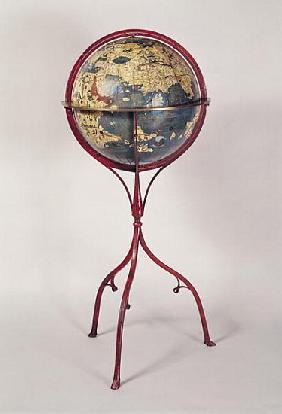 Terrestrial Globe, showing the Indian Ocean, made in Nuremberg, 1492 (see also 158163, 158167)