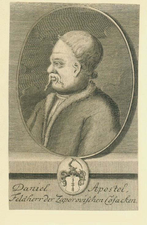 Hetman Danylo Apostol (1654-1734) von Martin Bernigeroth