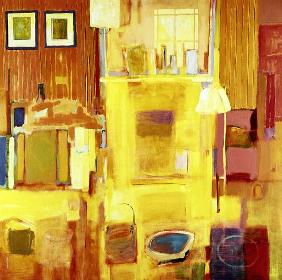 Room at Giverny, 2000 (acrylic on canvas) 