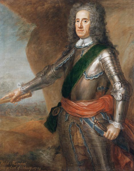 Field Marshal George Hamilton (1666-1737) Earl of Orkney von Martin Maingaud
