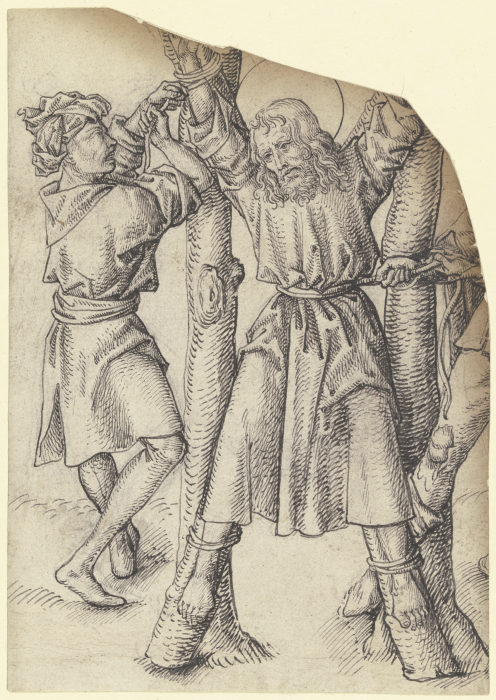 Kreuzigung des Heiligen Andreas von Martin Schongauer
