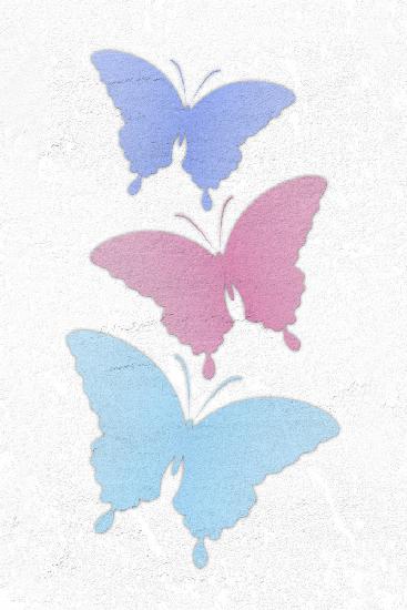 Pastell-Schmetterlinge