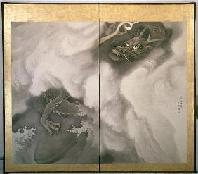 Dragon Screen, Japanese 1781