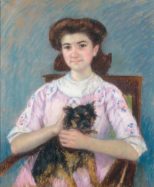 Portrait de Marie-Louise Durand-Ruel von Mary Stevenson Cassatt