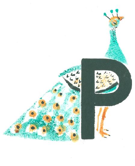 P is for peacock 2015