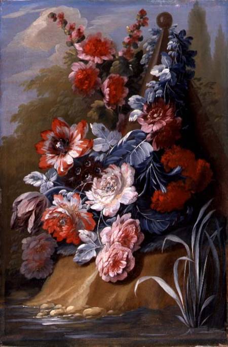 Still Life of Flowers  (pair of 121414) von Mary Moser