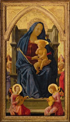 Virgin and Child, 1426 (tempera on panel) (see 199298 for detail) 19th