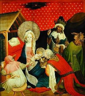 The Adoration of the Magi, panel from the St. Thomas Altar from St. John's Church, Hamburg begun 1424