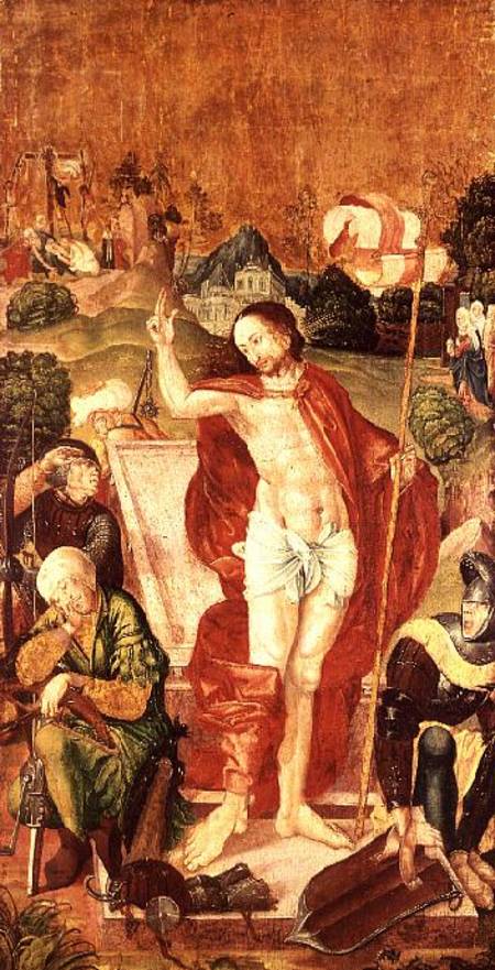 The Resurrection (tempera on panel) von Master M.S.
