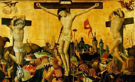 The Crucifixion von Master of Hamburg