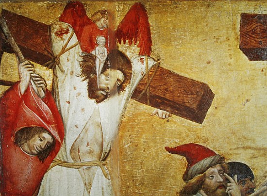 The Crucifixion, c.1420 (detail) (tempera on wood) von Master of Raigern