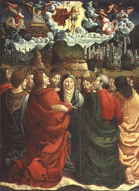 The Ascension (tempera on panel) von Master of Sigena