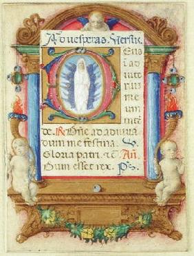Virgin in Glory, c.1480 (vellum) 1584