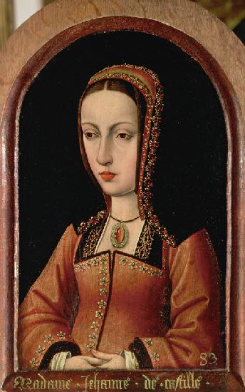 Joanna or Juana `The Mad' of Castile (1479-1555) daughter of Ferdinand II of Aragon (1452-1516) and