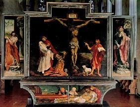 Kreuzigung / Grablegung / Die Heiligen Sebastian und Antonius 1513