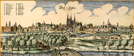 Halle (Saale) um 1650