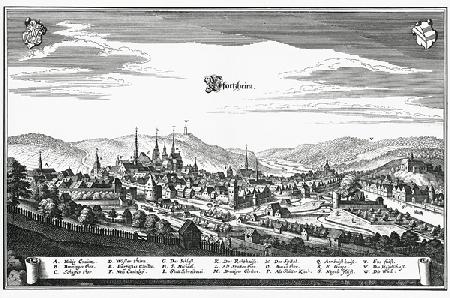 Pforzheim um 1650 1650