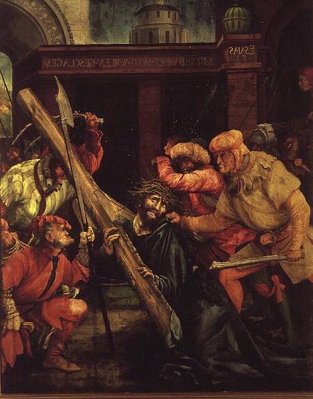 Christ carrying the Cross von Matthias Grunewald