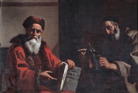 Diogenes und Platon 1649