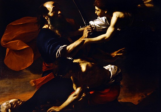 The Sacrifice of Isaac von Mattia (Il Calabrese) Preti