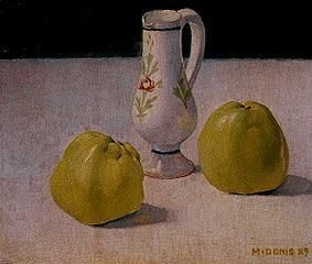 Stillleben mit Kanne und Äpfeln von Maurice Denis