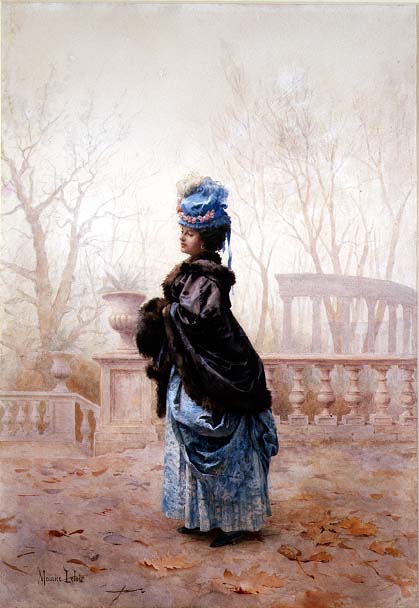 An Elegant Lady von Maurice Leloir