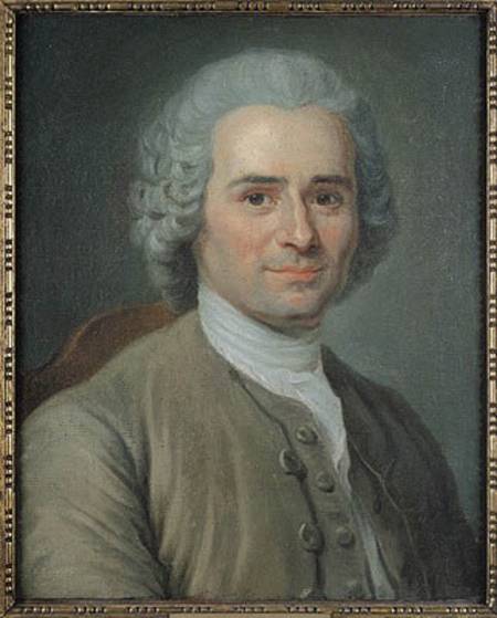 Jean-Jacques Rousseau (1712-78) von Maurice Quentin de La Tour