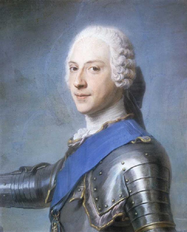 Portrait von Prinz Charles Edward Stuart. von Maurice Quentin de La Tour