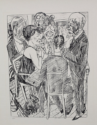Die Enttäuschten. 1922 von Max Beckmann