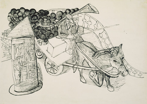 Die Weintraube. 1944 von Max Beckmann