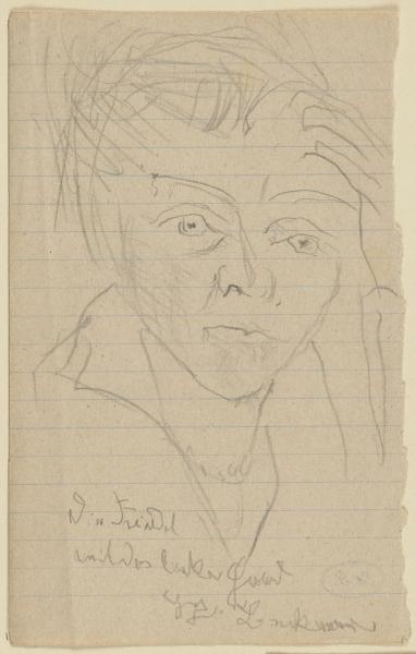 Friedel Battenberg (mit der linken Hand gezeichnet)