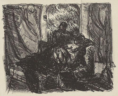 Liebesszene. 1909 von Max Beckmann