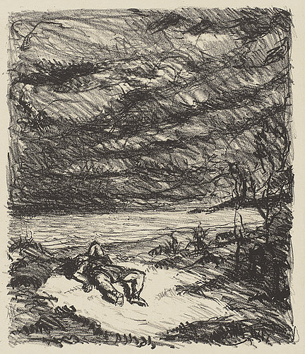 Orpheus am Meer I. 1909 von Max Beckmann