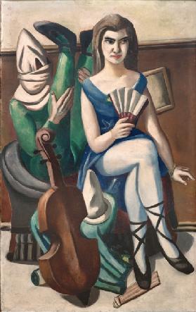 Pierrette und Clown 1925