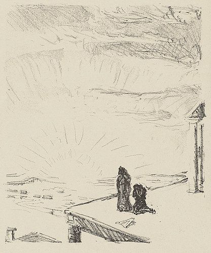Schluss. 1909 von Max Beckmann