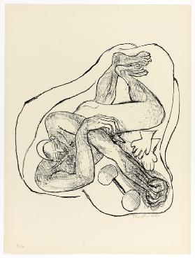 Sleeping Athlete, plate three from Day and Dream 1946