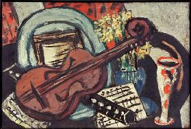 Stilleben mit Geige und Flöte 1942