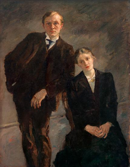 Doppelbildnis Max Beckmann und Minna Beckmann-Tube 1909