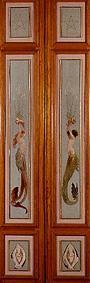 Türflügelpaar der Villa Albers. Zwei Meerjungfrauen 1883/85