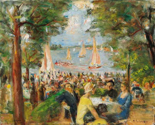 Gartenlokal an der Havel von Max Liebermann