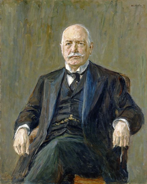 Prince Bernhard von Bulow (1849-1929) 1917 (oil on canvas) von Max Liebermann
