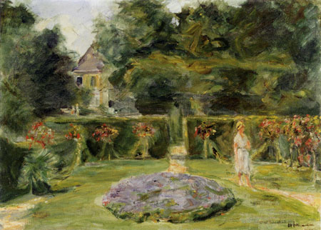 Das Rondell im Heckengarten von Max Liebermann
