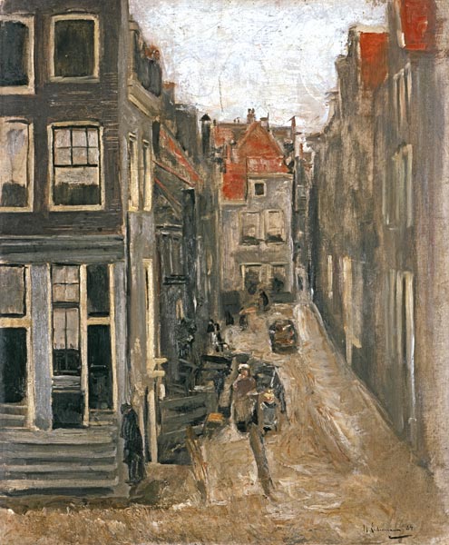Judengasse in Amsterdam von Max Liebermann