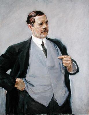 The Architect, Peter Behrens (1869-1940), 1913 (oil on canvas) von Max Liebermann