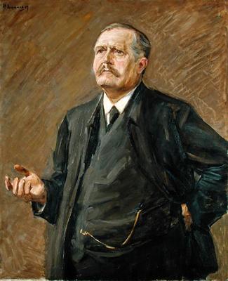 The Theologian and Social Politician, Friedrich Naumann (1860-1919) 1909 (oil on canvas) von Max Liebermann